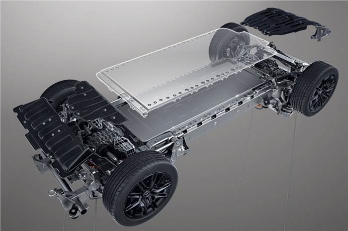 Mercedes G Class EV underbody battery